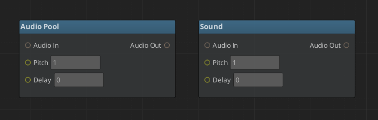 Source Nodes in Audio Event Editor