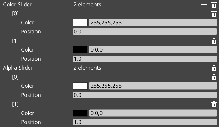 Gradient Slider in the O3DE Inspector