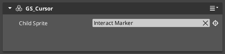 Interact Cursor component in the O3DE Inspector