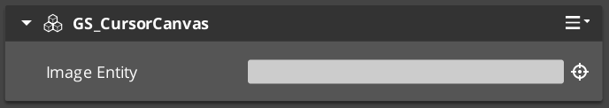GS_CursorCanvasComponent UI canvas configuration in the O3DE UI Editor